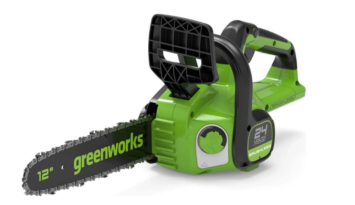 Пила цепная акк. бесщёт. GreenWorks GD24CS30 24В 12" 3/8"-1,3мм без аккумулятора и ЗУ