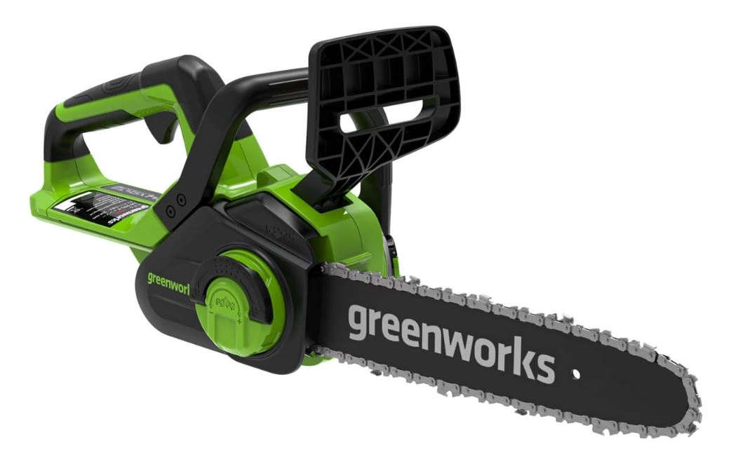 Пила цепная акк. GreenWorks G24CS25 24В 10" 3/8"-1,1мм без аккумулятора и ЗУ