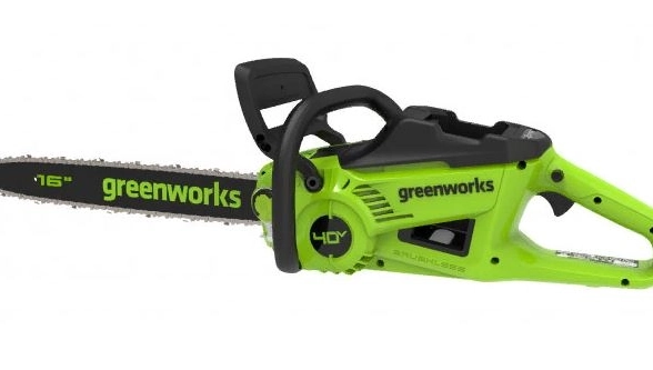 Пила цепная акк. бесщёт. GreenWorks GD40CS20X 40В 16" 3/8"-1,1мм без аккумулятора и ЗУ
