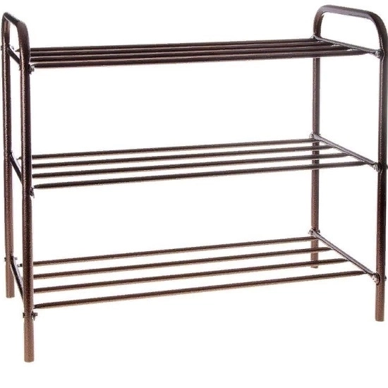 Этажерка Ника Комфорт 3 590х330х800 3-х ярусная ЭТК 3 мед/ант