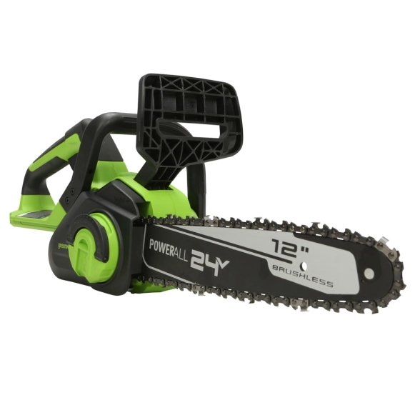 Аккумуляторная цепная пила GreenWorks GD24CS30K4 бесщёточная 24В 12-image-2