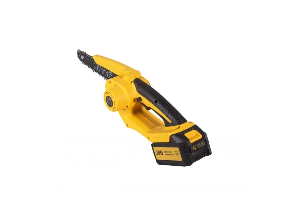Пила цепная-мини акк. Huter ELS-20/8-Li-BL 20В 4Ач 8" 1/4"-0,375мм 45звеньев 1акк.+ЗУ-image-5