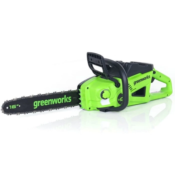 Пила цепная акк. бесщёт. GreenWorks GD40CS20X 40В 16" 3/8"-1,1мм 1акк.8Ач+ЗУ