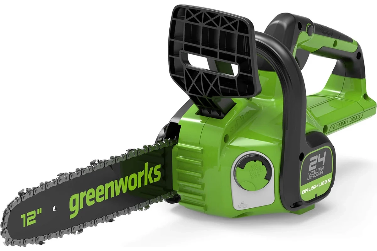 СО Пила цепная акк. бесщёт. GreenWorks GD24CS30 24В 12" 3/8"-1.3