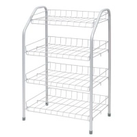 Этажерка 2 д/обуви узк 700х465х300 4 полки ЭТ2 черн