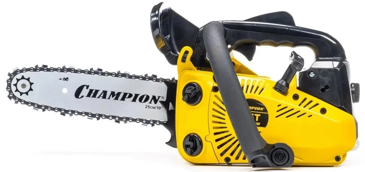 Бензопила Champion 125T-10 0,95лс 25,4см3 10" 3/8-1,3мм 40зв.