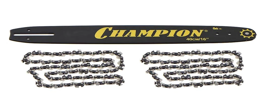 Набор шина цепной пилы Champion 16" 3/8"-1,3мм-56звеньев+2цепи (160SDEA041)
