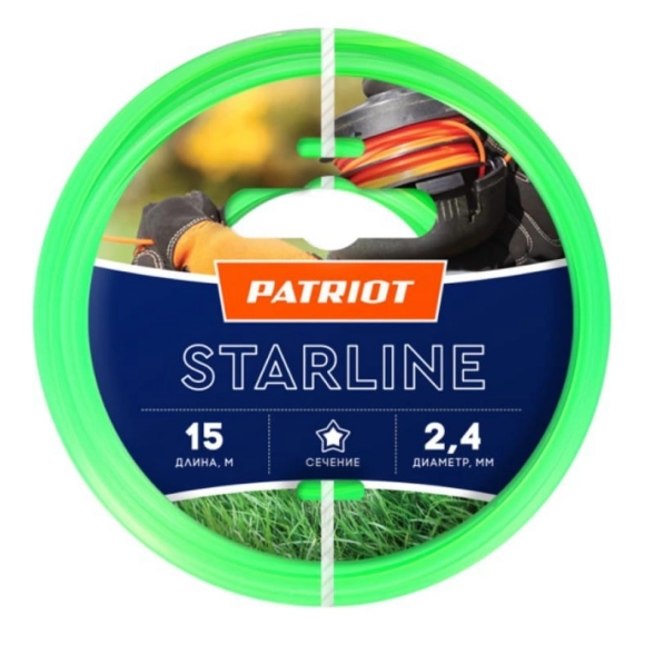 Леска Patriot Starline 2,4ммх15м звезда