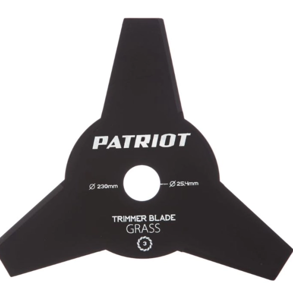 Нож для триммера Patriot TBS-3 3зуба 230/25,4мм