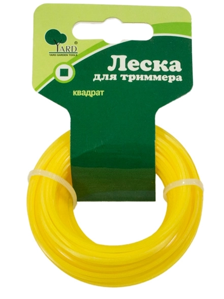 Леска Yard 2,4ммх15м квадрат 51-8-424