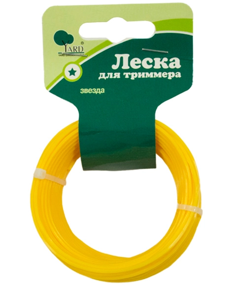 Леска Yard 2,4ммх15м звезда 51-8-524
