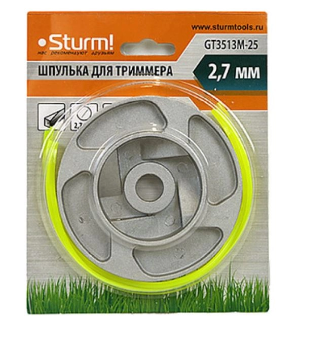 Катушка триммерная Sturm GT3513М-25 полуавтоматическая М10х1,25