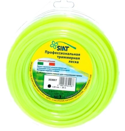 Леска Siat 4,0ммx28м шестигранник