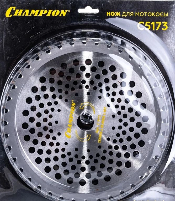 Нож для триммера Champion C5173 Speed 255х25,4мм 40зубов
