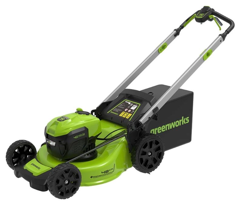 Газонокосилка аккумуляторная бесщёточная GreenWorks GD40LM48SP 40В 55л 480/80мм без аккумулятора и ЗУ