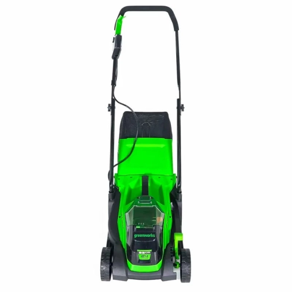 Газонокосилка акк. GreenWorks GD24LM33k4 24В 4Ач 30л 330/70мм 1акк. и ЗУ-image-2