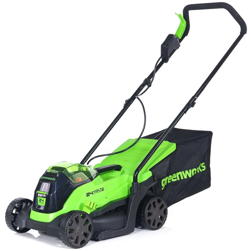 Газонокосилка акк. GreenWorks GD24LM33k4 24В 4Ач 30л 330/70мм 1акк. и ЗУ