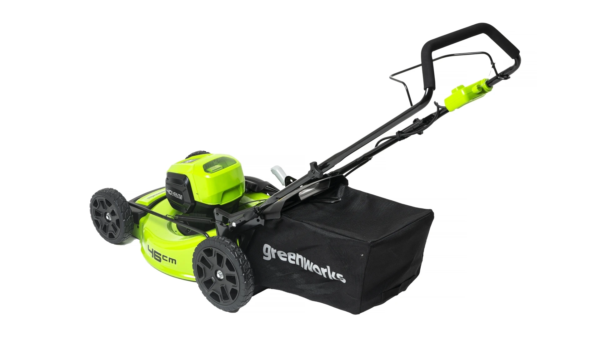 Газонокосилка акк. GreenWorks G40LM35K4 40В 40л 350/85мм 1акк.4Ач+ЗУ-image-1