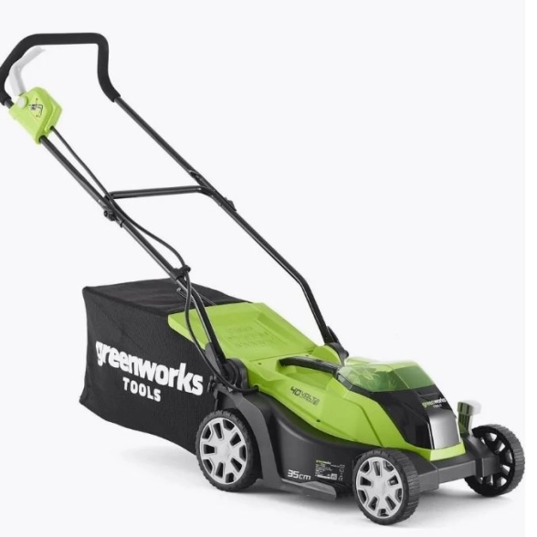 Газонокосилка акк. GreenWorks G40LM35K4 40В 40л 350/85мм 1акк.4Ач+ЗУ