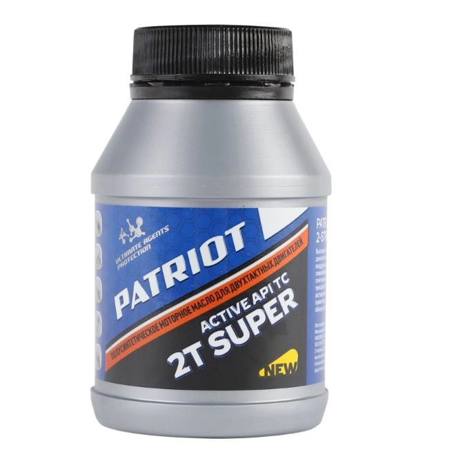 Масло моторное Patriot Super Active 2T полусинтетическое 2х-такт