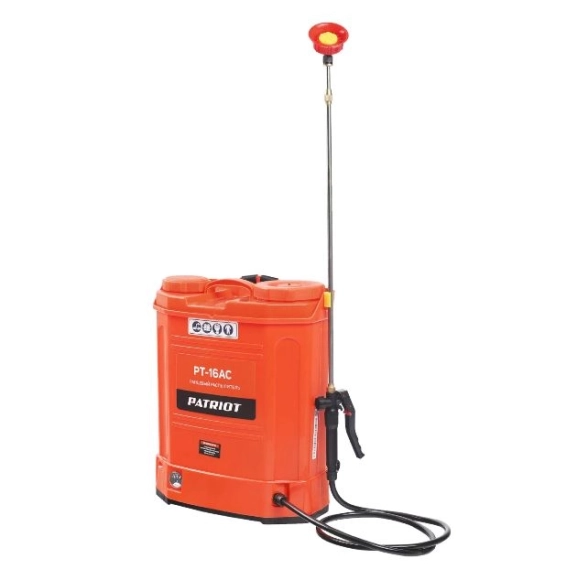 Распылитель аккумуляторный ранцевый Patriot РТ-16АС 16л 5л/мин
