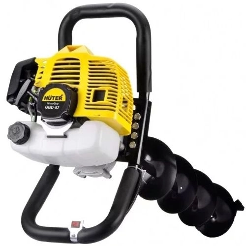 Мотобур Huter GGD-52 2,7лс 2000Вт 150/300мм 20мм без шнека