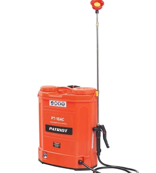 Распылитель аккумуляторный ранцевый Patriot РТ-16LI 16л 5л/мин