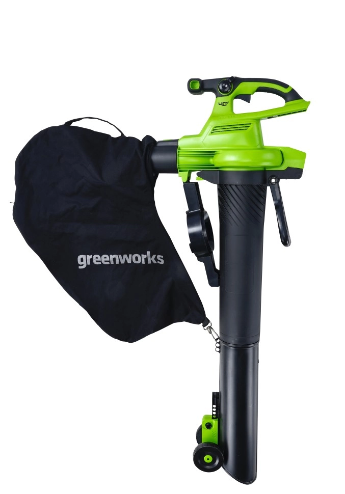 Воздуходувка-пылесос акк. бесщ. GreenWorks GD40BVIIK5 40В 14,3м3/мин 1акк.5Ач+ЗУ