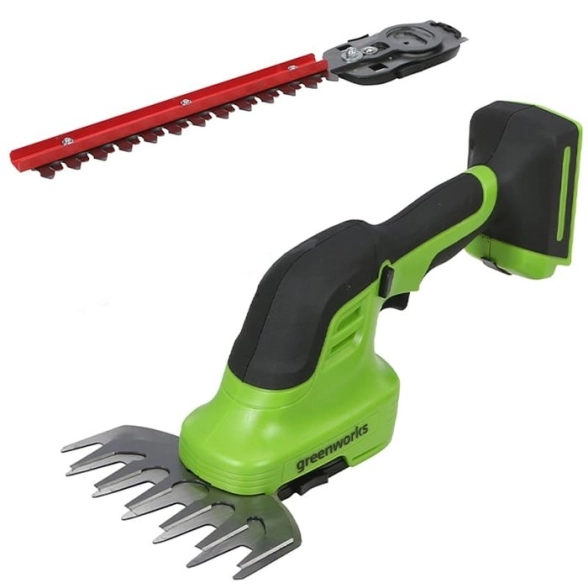 Кусторез акк. GreenWorks G24SHT 24В 8/200мм без аккумулятора и ЗУ-image-1