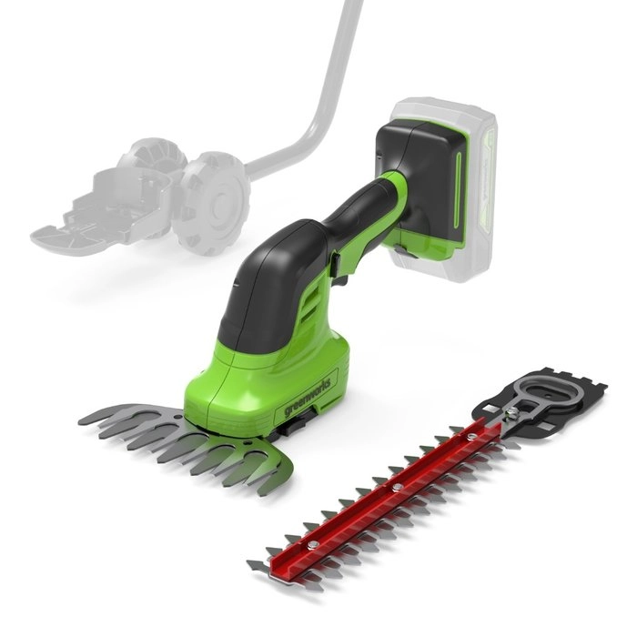 Кусторез акк. GreenWorks G24SHT 24В 8/200мм без аккумулятора и ЗУ