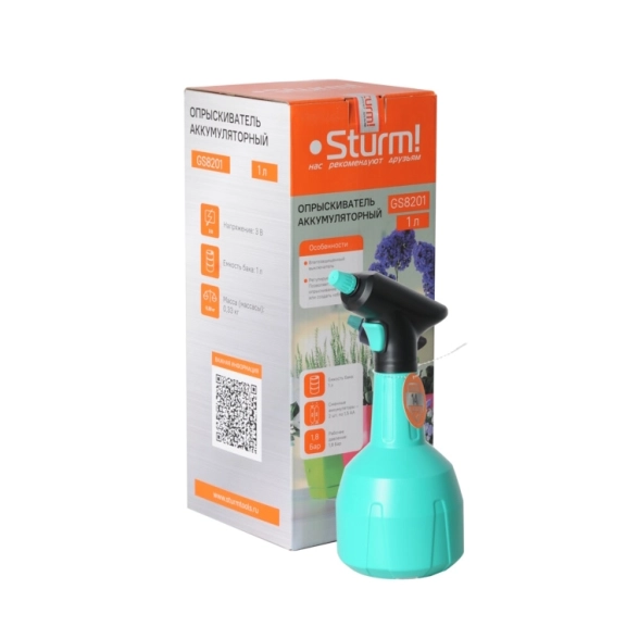 Распылитель аккумуляторный Sturm GS8201 1л 2х1,5АА-image-6