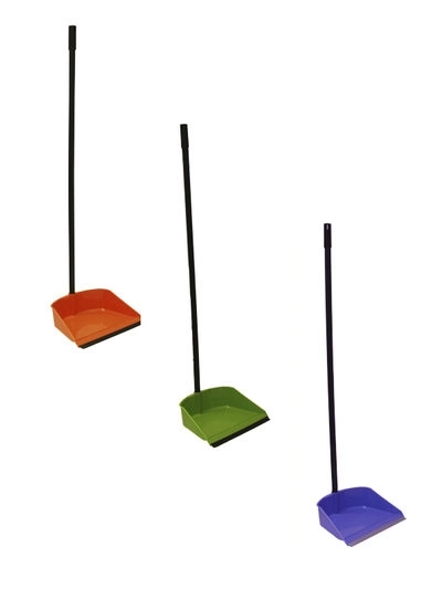 Совок Ленивка высокая ручка 25х19,5х81 М5194 микс