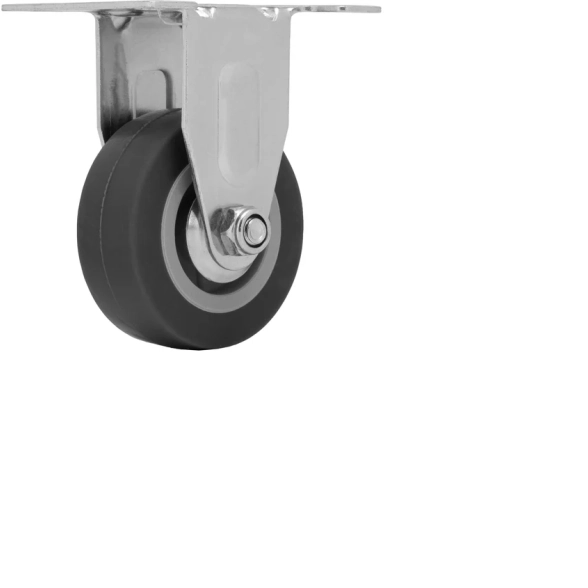 Колесо неповоротное платформенное крепление d-50мм 71-0-075