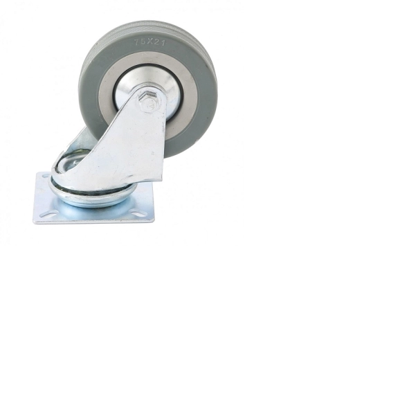 Колесо неповоротное платформенное крепление d-75мм 71-0-076