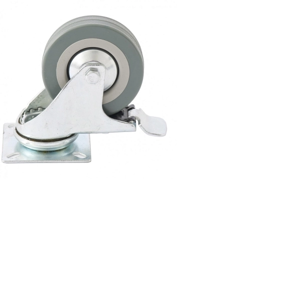 Колесо неповоротное платформенное крепление d-100мм 71-0-077