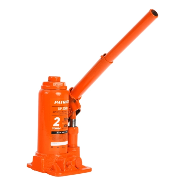 Домкрат бутылочный Patriot DB 2000 2Т 2т H-308мм