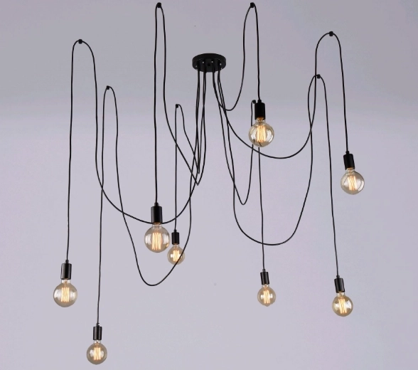 Светильник Тарантул РС20817 BK/8P 30799