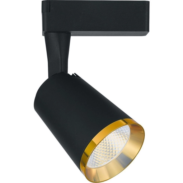 Светильник Feron AL111 LED 12W 4000К черн зол.рамка 32450