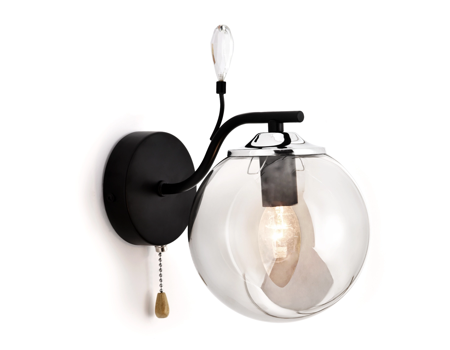 Светильник Ambrella Light TR9080 BK/SM E14 max 40W