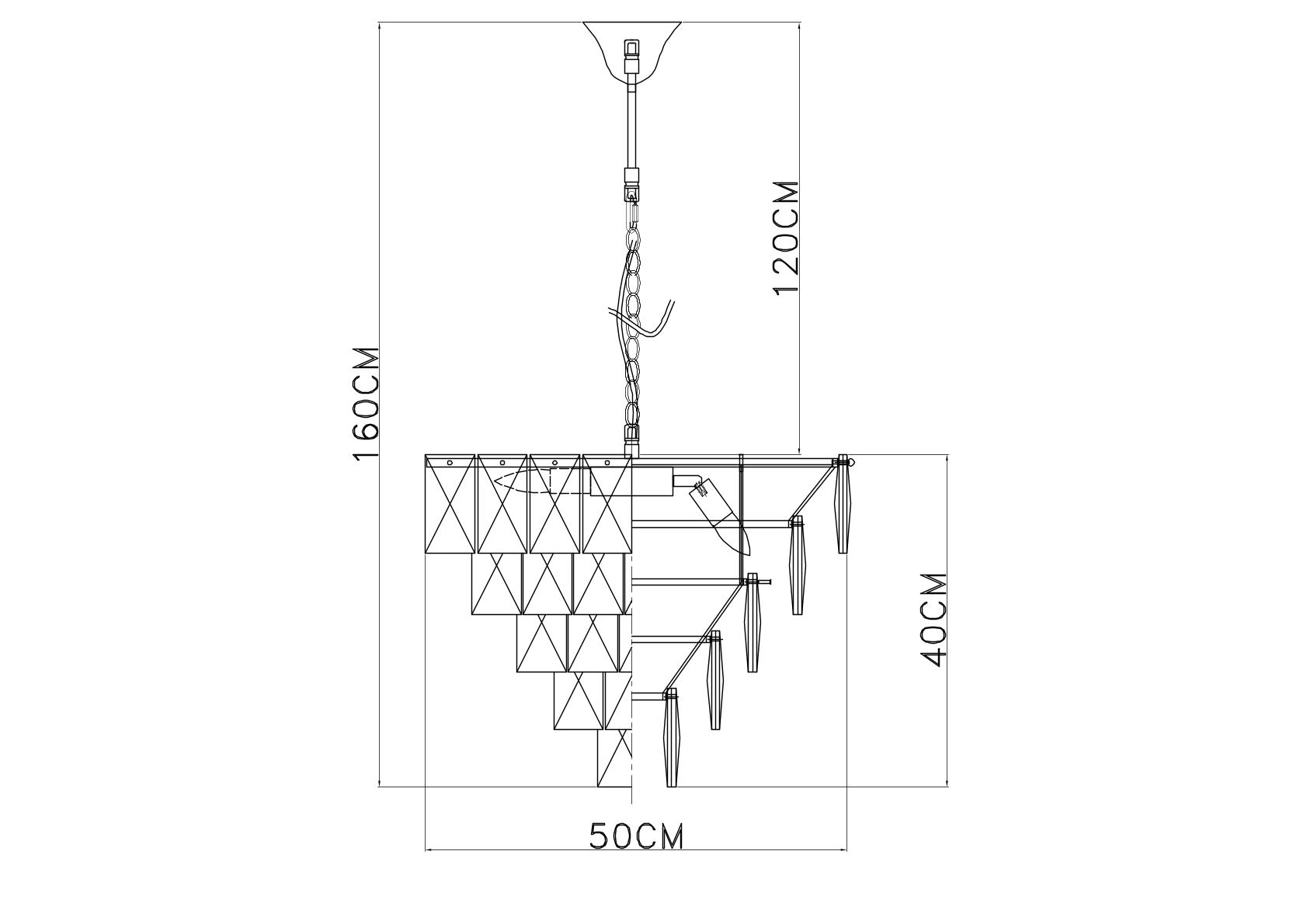 Люстра Divinare Chara 3508/17 LM-6-image-2
