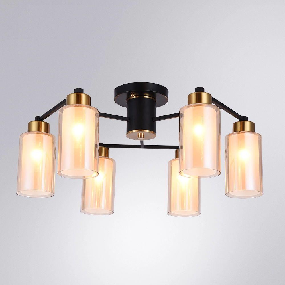 Светильник ArteLamp A7027PL-6BK-image-1
