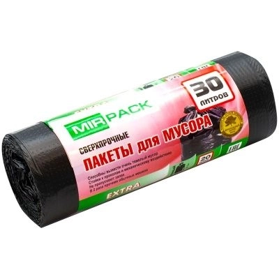 Мешки д/м 30л EXTRA 50*60см 12мкм ПНД черный 20шт