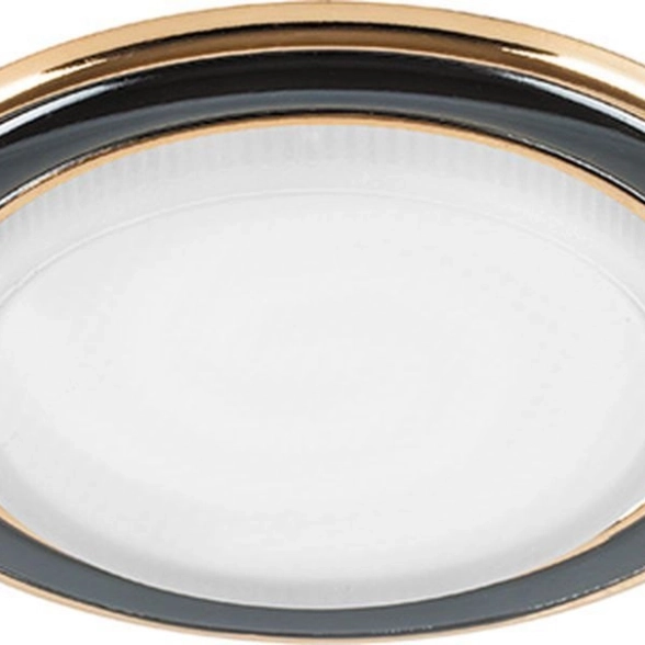 Светильник Feron DL53 15W 230V GX53 титан/золото