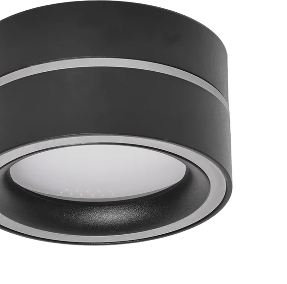 Светильник BARREL HL455 12W 230V GX53 черный 48753
