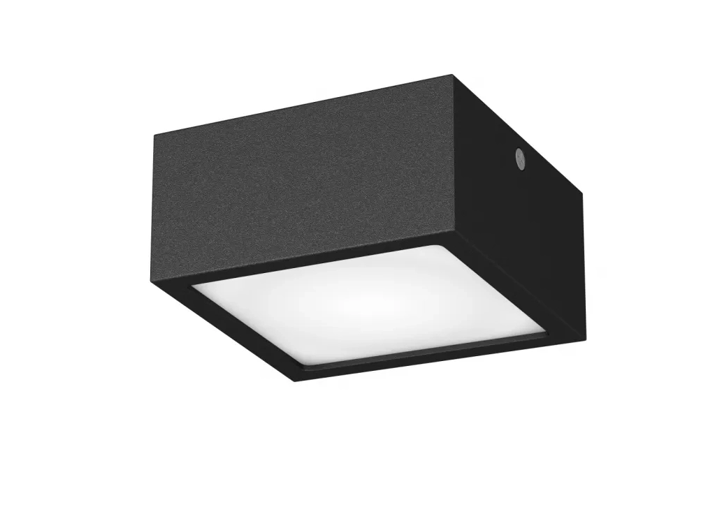 Светильник ZOLLA QUAD LED-SQ 10W 780LM чер 3000K IP44