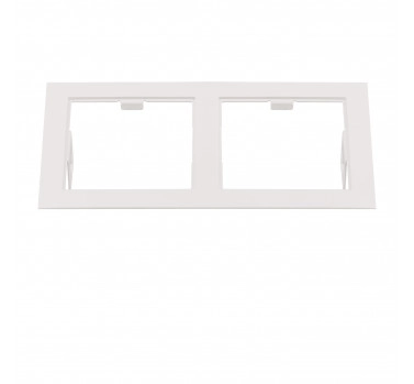 Рамка DOMINO Double QUADRO MR16 бел 214526