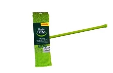 Швабра Master FRESH телескопич 4302 микрофибра лапша