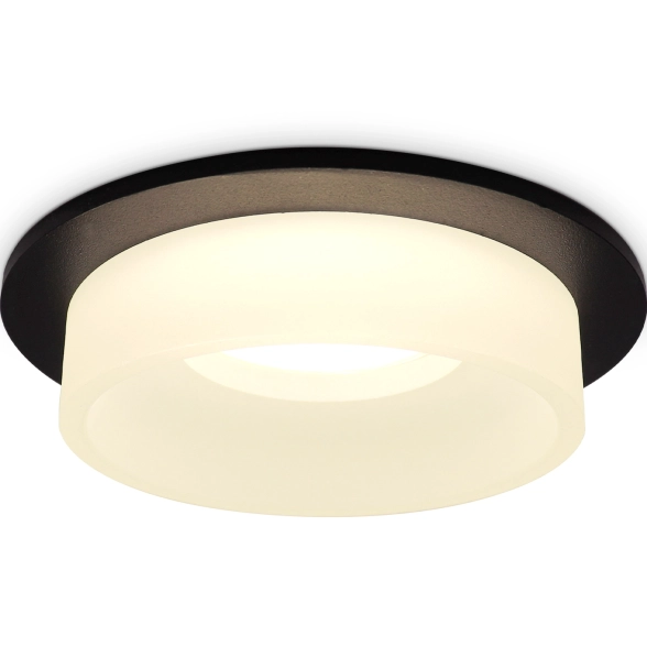 Светильник Ambrella TN1312 GU5.3 SBK/FR черный песок/белый матовый-image-1