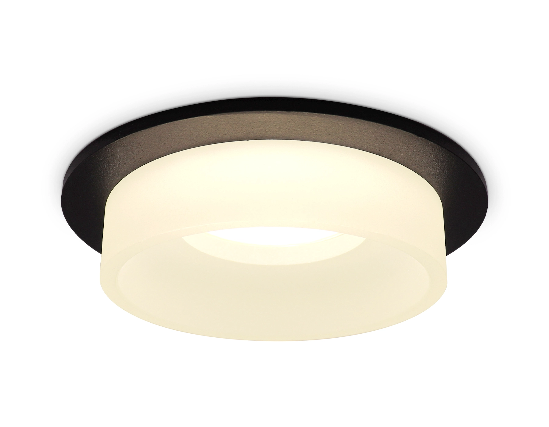 Светильник Ambrella TN1312 GU5.3 SBK/FR черный песок/белый матовый-image-1
