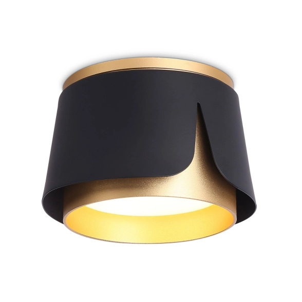 Светильник Ambrella TN71222 GX53 BK/GD черный/золото